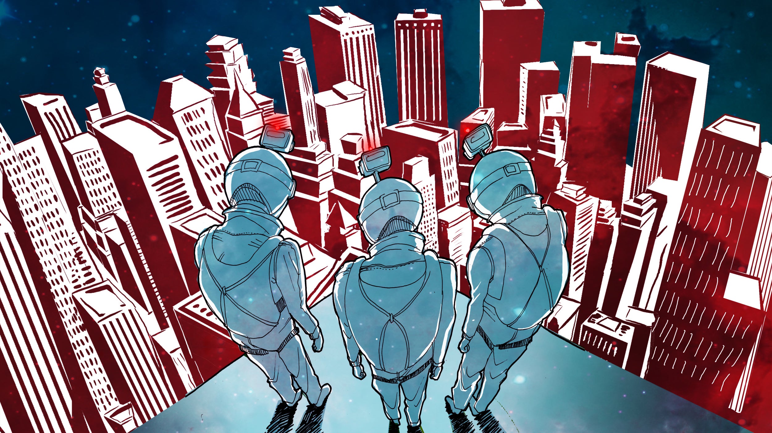 “For me there was kind of a feeling of peace when we made it to the top," says Andrew Rossig. "I think we all kind of made a decision that if we get in trouble, we get in trouble.”