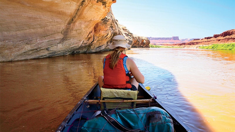 Canoeing Canyonlands.