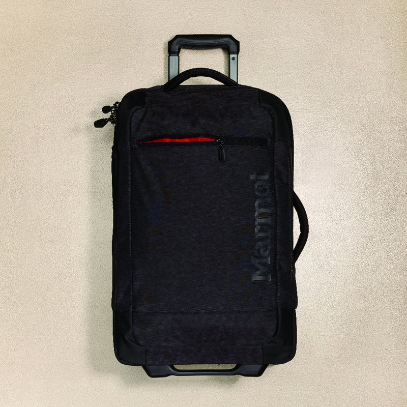 This sharp-looking, 22.5-inch carry-on ($249) does what so many small bags fail to do: maximize space. Credit the inner zip compartments and tiedown panels that put everything in its place. The 40-liter, nylonouter bag, with Hypalon reinforcements on the corners, shows restraint by including only one outer pocket. marmot.com