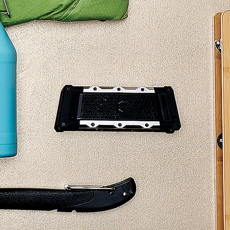 The Tough ($230) is water- and tumbleproof and pumps 360 degrees of impressive sound. fugoo.com