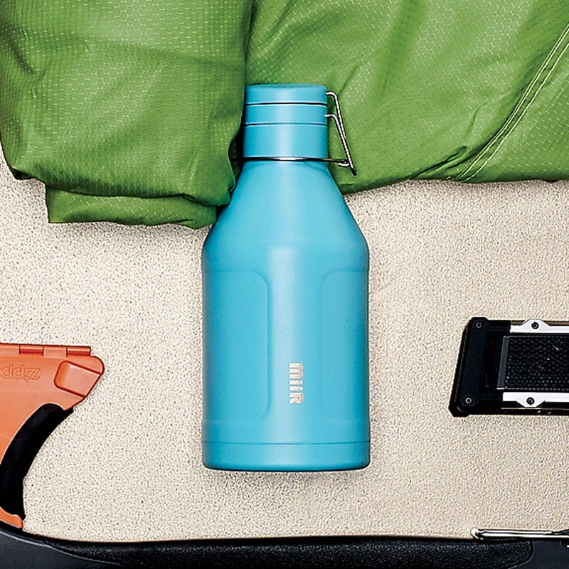 This 64-ouncer ($59) keeps soup hot for hours or beer cold all night. miir.com