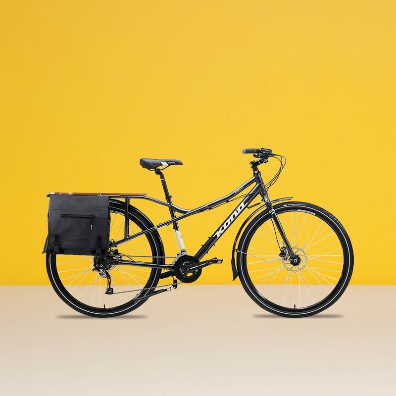 Best For: Big LoadsMost long-tail haulers are cumbersome because of the additional length. The Minute ($1,399) gets around the issue with a relatively short wheelbase that makes handling quick and maneuverability easy. Despite its dimensions, the bike, which is capable of carrying 300 pounds with its wood deck and twin panniers, doesn’t relinquish any hauling ability. Fully loaded, the Minute feels solid, with strapping-wide tires providing plenty of grip and Tektro disc brakes keeping it all under control. Our only niggle: we’d prefer larger 180-millimeter rotors. 40 lbs; konaworld.com