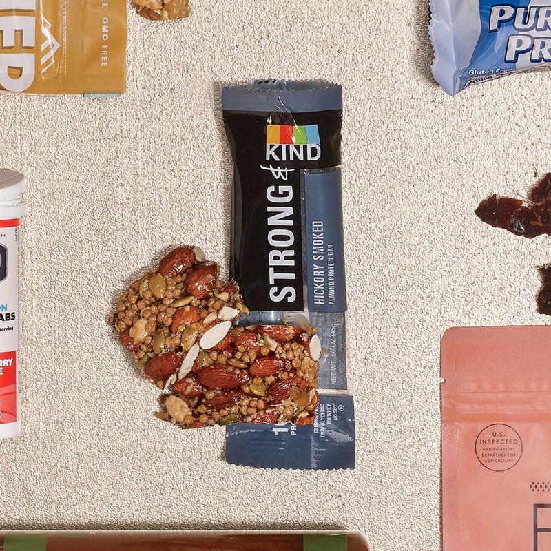 A lot of bars have freakishly long lists of ingredients. By contrast, a Strong and Kind ($1.75) has only a handful, all of which you can pronounce and most of which you can probably identify without a chemistry degree. It quickly became a staple in our packs. kindsnacks.com