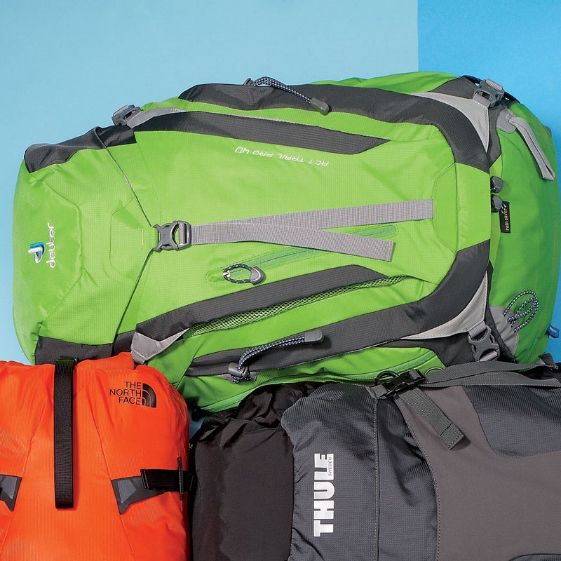 Best For: Overnight sorties. The Test: The Trail Pro ($169) just feels right. The anatomical shoulder straps and mesh back panel fit nearly every tester perfectly, and it was practically unfazed by heavy loads. “It seemed to bring the weight down to my center of gravity,” said one tester. Deuter’s trademark ventilation channel, which runs along the middle of the back panel, helps keep you cool, and there are attachments for everything, including an optional helmet holder. And while it looks stripped down, there are wet and dry storage compartments inside and plenty of exterior pockets.The Verdict: Light, durable, and breathable. 3.4 lbs; deuter.comComfort: 4.5Versatility: 4