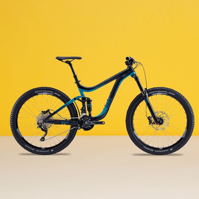 Best For: All-mountain riding. The Test: You can thank Giant for building a capable, 6.3-inch all-mountain machine, complete with dropper post, for a third of the price of most other bikes in our test. Many riders thought it was the best-looking ride of the bunch, too, and we even appreciated the aluminum frame, which, though heavier, won’t chip or break like carbon. You don’t get the premium suspension bits, but the RockShox Pike fork and Debonair RT shock work just fine. The Reign’s ($3,400) low bottom bracket made for lots of pedal strikes on technical climbs, but it also locked in descents like an alpine slide. Even the meaty Schwalbe Hans Damps tires impressed, yawning at Arizona’s sidewall treachery and rock abuse.The Verdict: Everything you need for shredding without the second-mortgage guilt. 29.6 lbs; giant-bicycles.comClimbing: 3.5Descending: 4.5