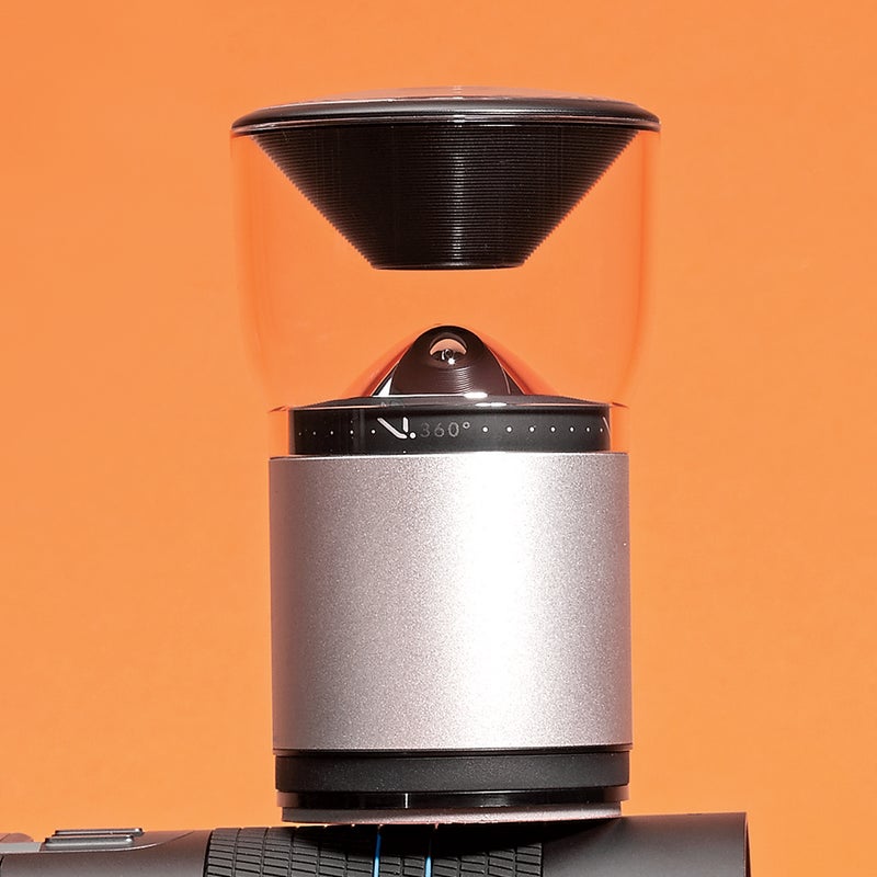 Best For: Capturing life in 360 degrees.
The Test: Mount the V.360 ($449) on your bike or surfboard and shoot the action from every angle simultaneously—then put the POV where you want it during editing. We used the V.360 in time-lapse mode to capture jaw-dropping images of the Milky Way that panned from horizon to horizon. At four by three inches and weighing half a pound, it’s a little bulky for attaching to a helmet, and we wish it could handle vertical panoramas in addition to horizontal (results display letterboxed), but the V.360’s stills and video are unlike anything else out there.
The Verdict: One camera that does the work of many. vsnmobil.com
Utility: 3
Tech: 3