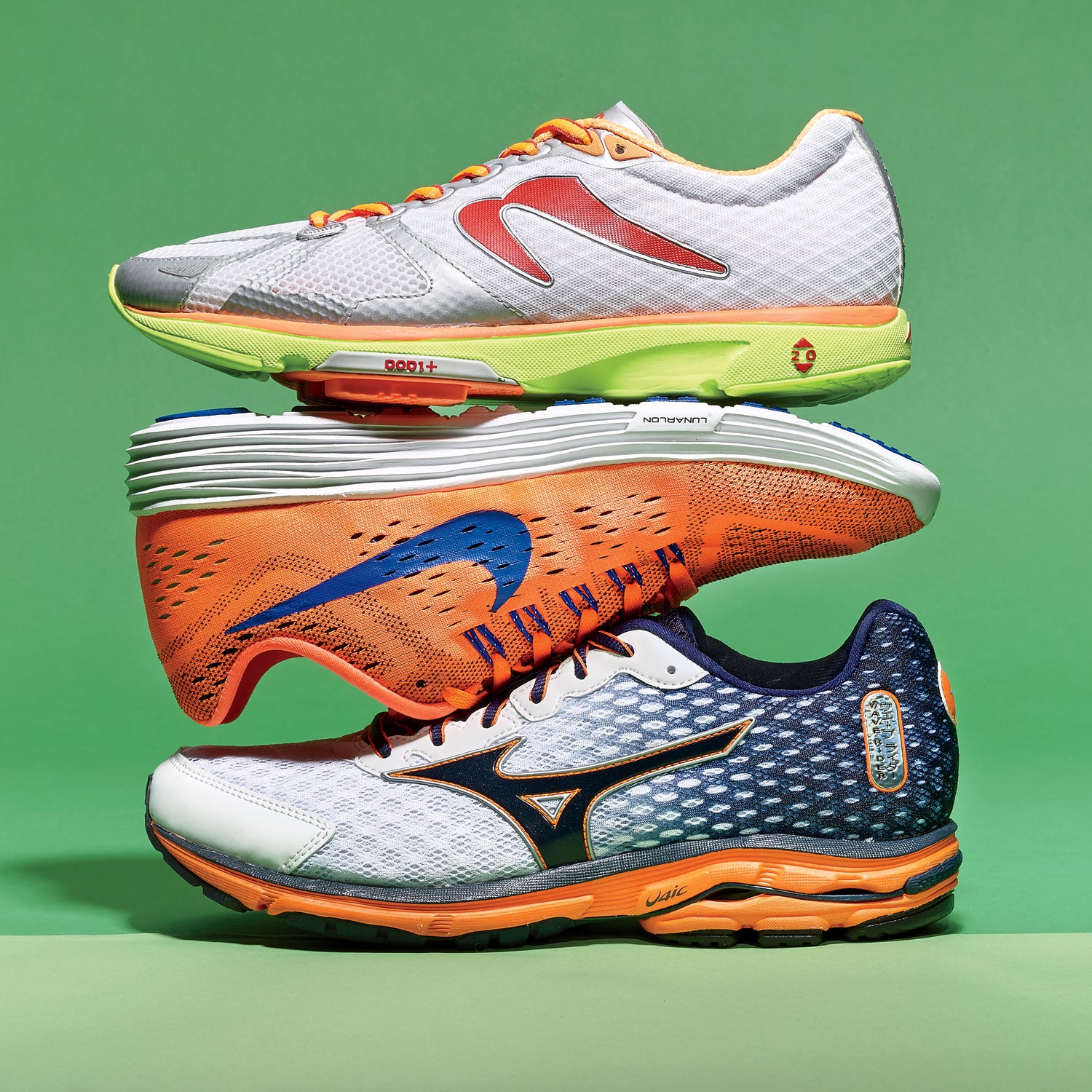 Picking our favorite road shoe was particularly difficult this year. There are now true standouts in every category, from minimalist flats to maximalist megafatties. And in between those extremes is a veritable flood of inspired trainers—shoes that pair minimalist construction with thick foams that are springier, more durable, and more responsive than prior generations. After testing 36 of the top shoes from 19 different brands, we found these seven to be best in class. Each is a big winner in our book, though the new Brooks Launch 2—the ultimate hybrid of a speedy lightweight trainer and a high-mileage comfort shoe—shone brighter than the rest. —Justin Nyberg
