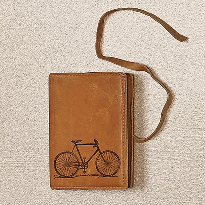 In Blue’s leather goods are created in North Carolina, and the craftsmanship shines through. This paperback-size notebook ($25) safeguards sketches and inspired musings. inbluehandmade.com