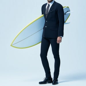 Quiksilver True Wetsuits are made from neoprene to keep you warm in the water.