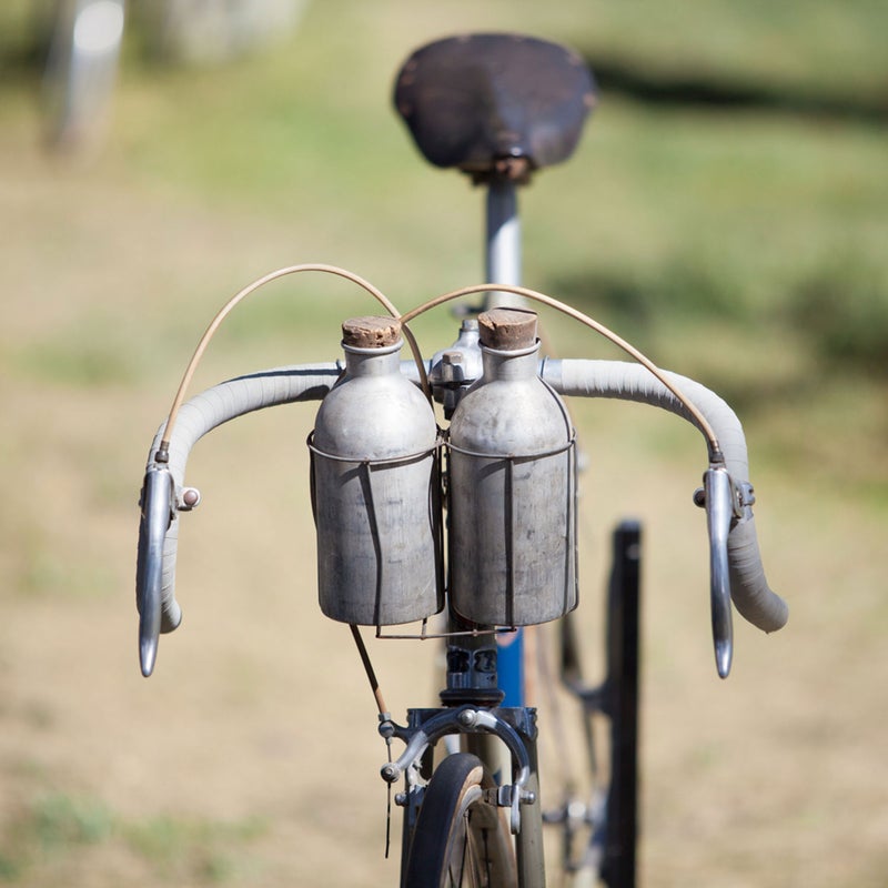 Bonus style points for vintage bidons with corks.