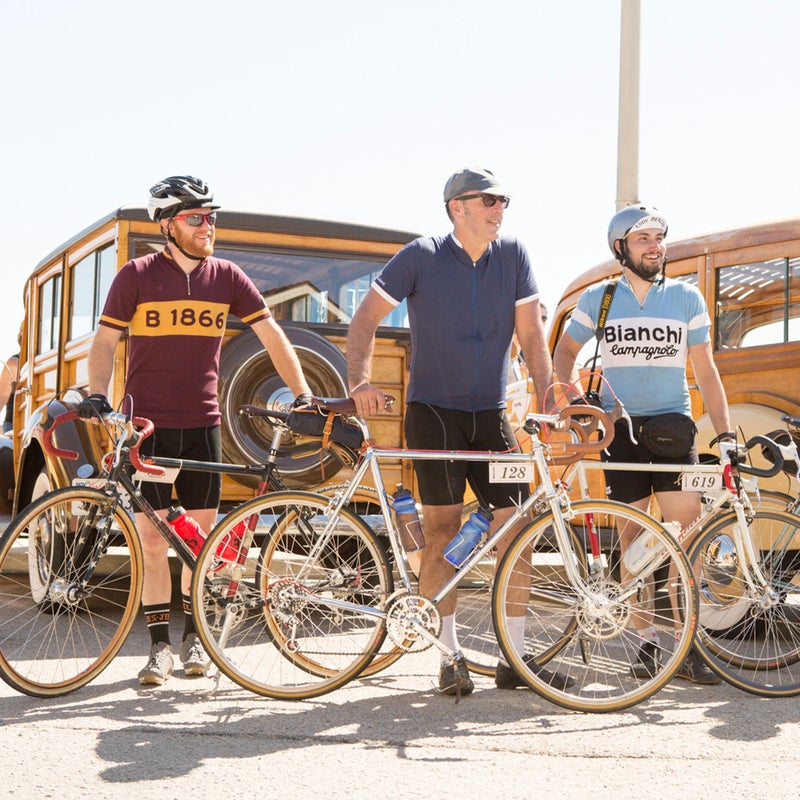 More than a race, Eroica is like one long, rolling social outing. New friends are made, bike builds are observed and commented upon, alliances made at mile 30 are long gone at mile 110, replaced by some other group of compatriots to share the hardships. I climbed the hill with a pediatric anesthesiologist, descended with the founder of a bike clothing company.
