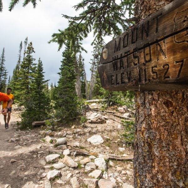 Jason and Andrew Dorais in Utah’s Uinta Mountains.
