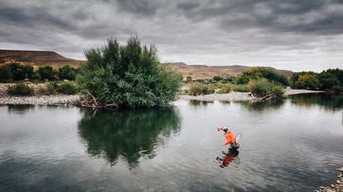 For those who love fly fishing, northern Patagonia is certainly on the bucket list, and if it’s not first on your list, it should be. The world just feels larger there—the country, the rivers, the meals, and, most importantly, the fish. The allure only increases when you consider that it’s on the other side of the equator. Outside’s Grayson Schaffer and Nick Kelley, along with New Mexico-based photographer Ryan Heffernan, crossed one off the bucket list this April and got a taste of fall a few seasons early. Photo: Schaffer trying his luck under one of many overhanging willows on the Chimehuin river.