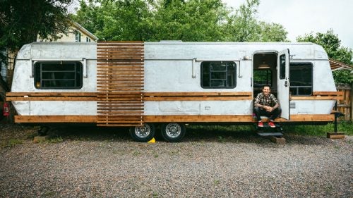 In the pre-modern world, humans lived a nomadic lifestyle as the best option for survival. The architects behind the modern and mobile structures in the pages of New Nomads have done the same. From movable workspaces to permanent homes, every page of this coffee table book holds inspiration to simplify, get creative, and channel your inner nomad. Photo: This trailer serves as the workspace for a Colorado-based brand and design agency, Angry Bovine, that sought to reject corporate culture and bring their designs closer to home, parking the trailer just feet from the doorstep. The 28 square meters inside feature a conference area and three workstations. The trailer represents the possibilities when thinking—and working—outside the box.