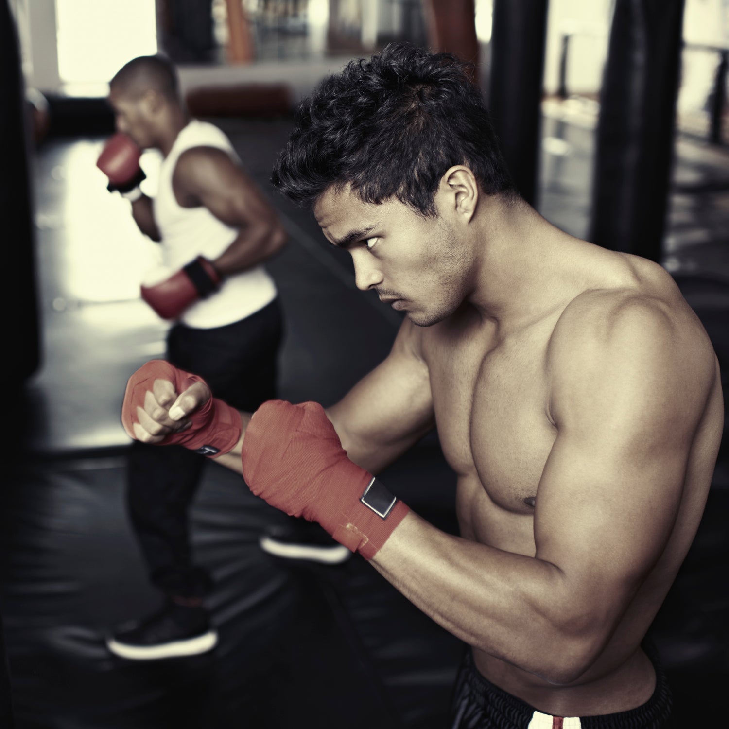 Boxing is a total-body workout, though most of the power comes from the hips and core.