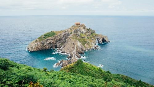 Driving west on the northern coast of Spain after leaving Mundaka, it isn’t long until you stumble across this gem. We hiked the rugged coast down to the man-made bridge connecting the island to the mainland and up the 241 stairs to the church that currently stands there. The church has been attacked and burned down many times over the centuries. It is thought that the original structure was built in the 9th century.