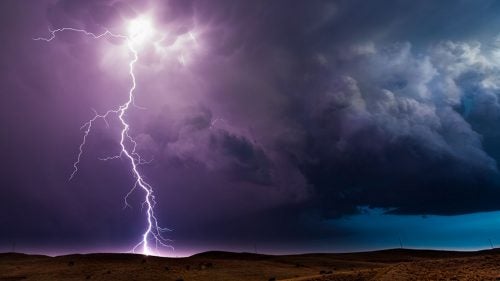 On my very first trip into Nebraska’s sand hills, I was treated to a lightning storm that went on for hours. This is a single exposure which shows the crisp cumulonimbus clouds as well as a single bolt of cloud-to-ground lightning.