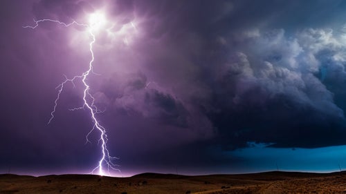 On my very first trip into Nebraska’s sand hills, I was treated to a lightning storm that went on for hours. This is a single exposure which shows the crisp cumulonimbus clouds as well as a single bolt of cloud-to-ground lightning.
