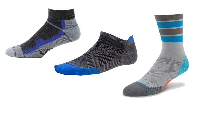 Left to right: Farm to Feet, SmartWool, Stance.