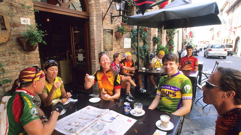 Cinghiale Cycling Tours' trip through Tuscany includes wine tastings and cooking lessons.