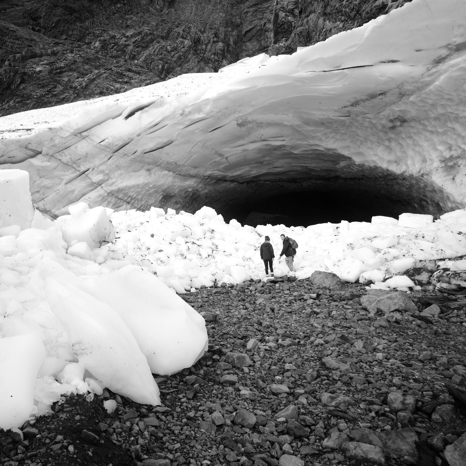 Seattle's Big Four Ice Caves are a popular hiking destination.
