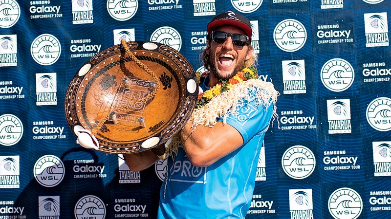 Wright at the Fiji Pro.