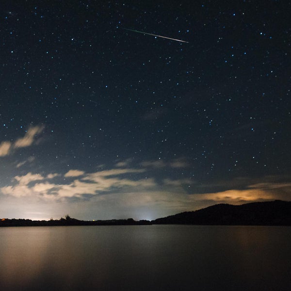 Up to 100 meteors per hour will cross the sky after 11 p.m. (local time) on Wednesday.