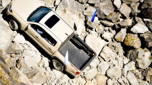 The cab comes in two styles: The Access Cab has jump seats; the Double Cab has full-size rear seats and full-size back doors. Beds are either five or six feet long. You can get the longer bed with either cab.