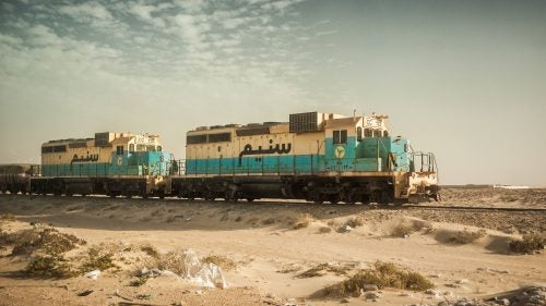Fourteen hours after boarding the train we made it to the coast of the Atlantic in the city of Nouadhibou by the Tropic of Cancer. The Mauritanian train stops pretty much in the middle of nowhere, with not much but packs of taxi drivers awaiting the passengers. The delicious, fresh smell of the ocean was in the air, and completely oblivious to how dirty we were, we decided to stay for the night in the best hotel the city had to offer.