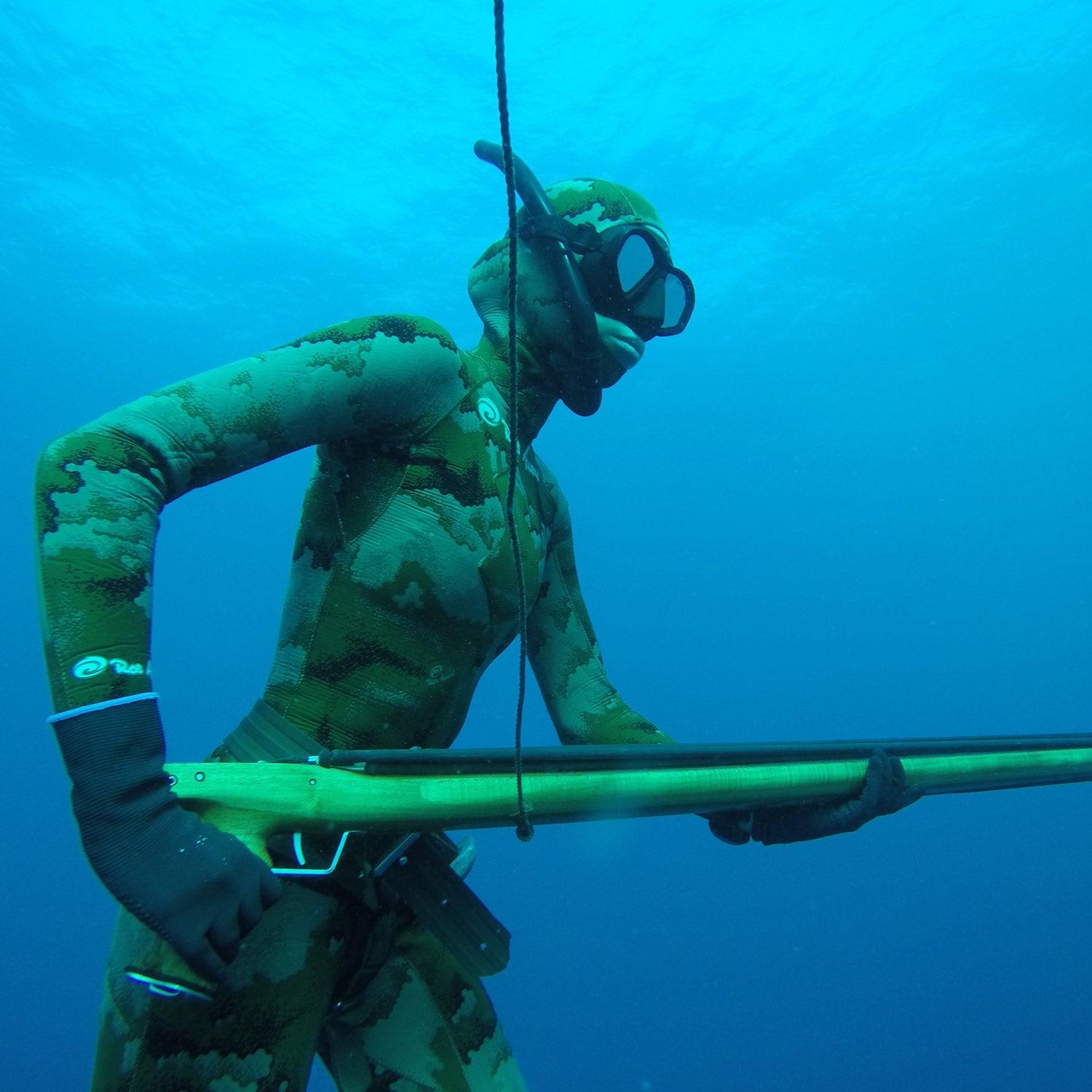 Valentine Thomas holds the world record for spearing the largest Atlantic Jackfish.