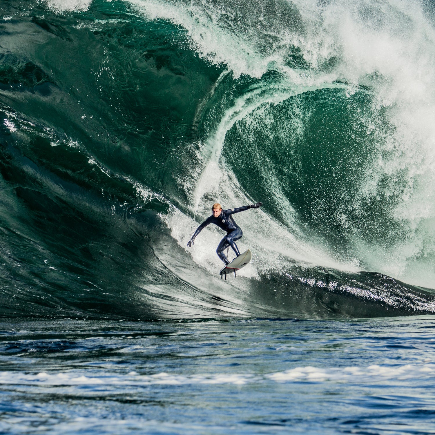 Mick Fanning, pictured at Australia's Shipstern Bluff in August 2015, is a strong contender in fantasy surfing.
