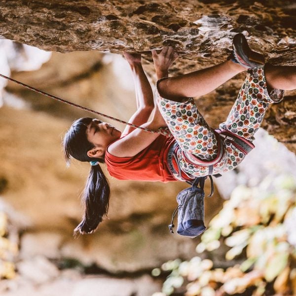 Ashima Shiraishi completed two 5.14c's at Red River Gorge when she was 11—making her the youngest ever to complete that grade.