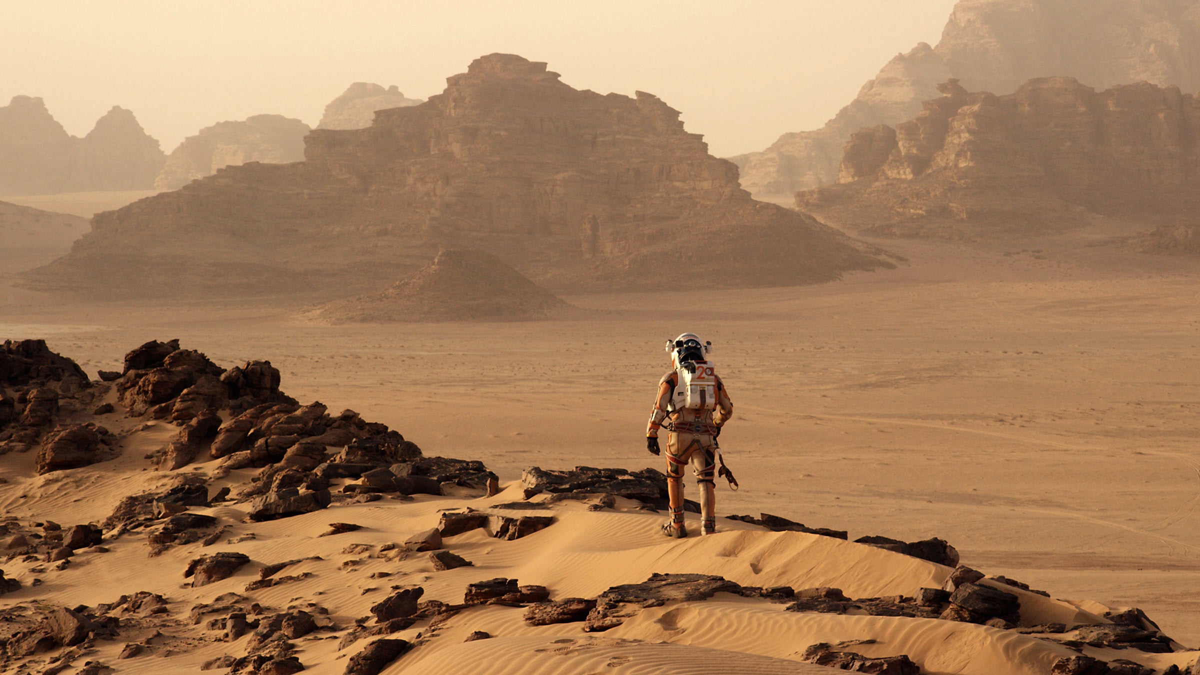 "I have a lifetime of being a science and space fan, so I had much more than a layman’s knowledge," says author Andy Weir.