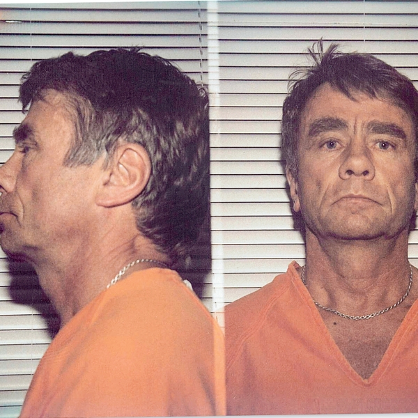 Jim Blanning in booking photos from 1998.