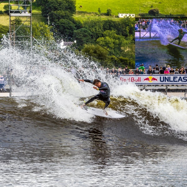 Event winner Albee Layer performs during Red Bull Unleashed semi finals in Surf Snowdonia, United Kingdom on September 19, 2015 // Olaf Pignataro/Red Bull Content Pool // P-20150920-00124 // Usage for editorial use only // Please go to www.redbullcontentpool.com for further information. //