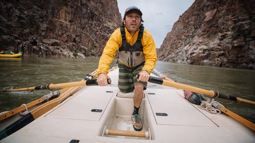“You pay your dues to row a dory. I lived for five years in a van fixing boats in the warehouse and ran baggage boats for 2 years to get a chance, and I’d already been guiding rivers around the world for 10 years before that. I hear one in a thousand river guides in North America end up in the Grand Canyon. I wouldn’t want to have to do it again, but it was the path I chose. If I wasn’t rowing dories, if I was on a raft, I don’t know if I would have stayed long term. Many dory guides last till they are 65 or older.” —Rio Hibarger, veteran O.A.R.S dory guide