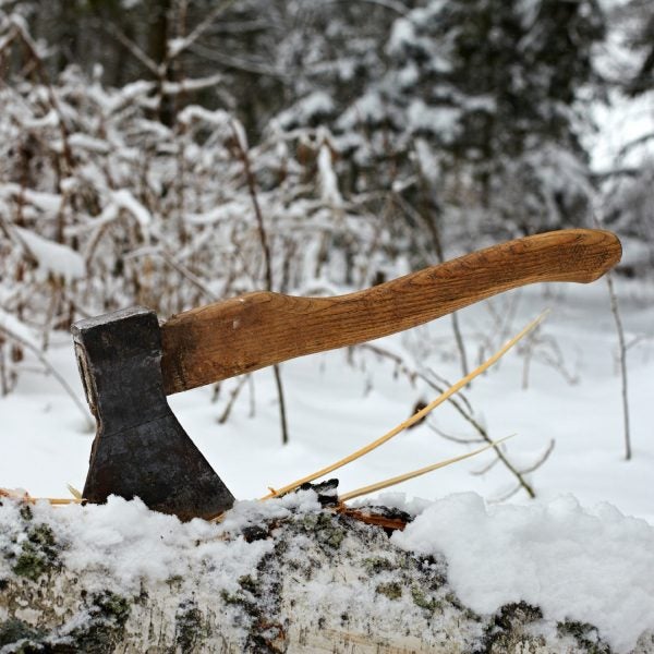 Glading is the practice of felling trees for makeshift ski runs.