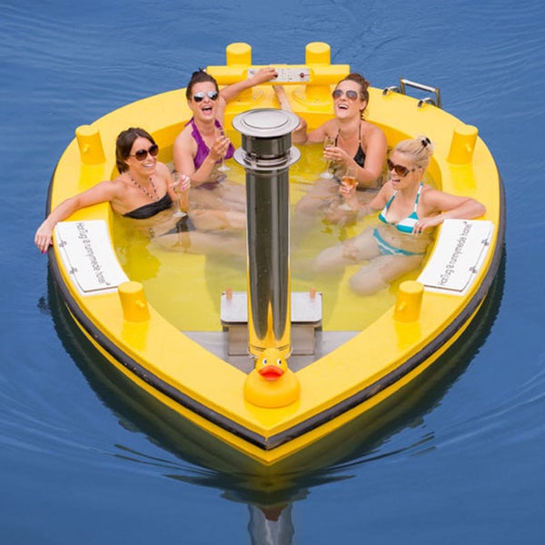 A motorized hot tub. Because why not?