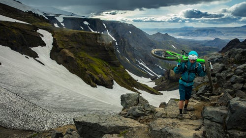 The last push to the summit. This would mark our high point for the Thórsmörk portion of the trip. It’s always a good feeling to be at the top with a big burly descent ahead of you.