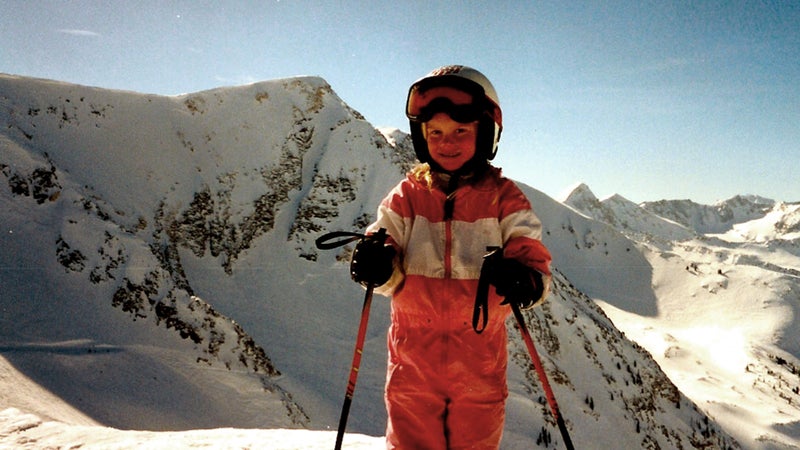 A childhood photo of Angel Collinson.