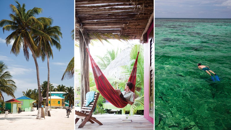 From left: Oceanfront property; lounging; searching for whale sharks.