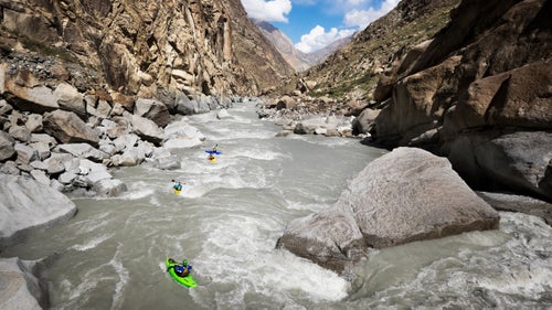 One of the greatest joys of paddling whitewater is bombing down continuous rapids, which the Sary-Jaz provided for nearly an entire week.