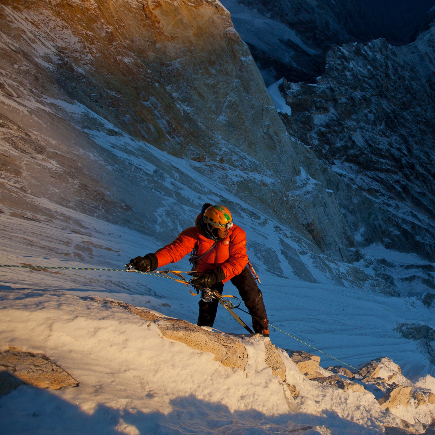 Jimmy Chin on Meru in 2011.