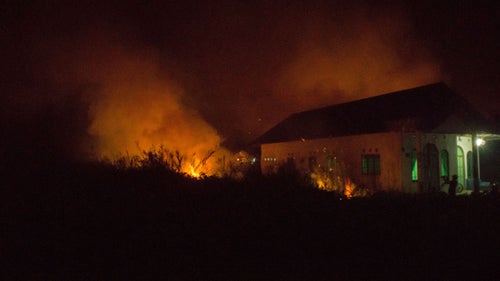 “The fire comes close to the houses and villages,” Estrada says. “The peat goes under the houses, so the fire can also travel underneath. It’s not just what you see above ground, but also underground. It’s like a furnace.”