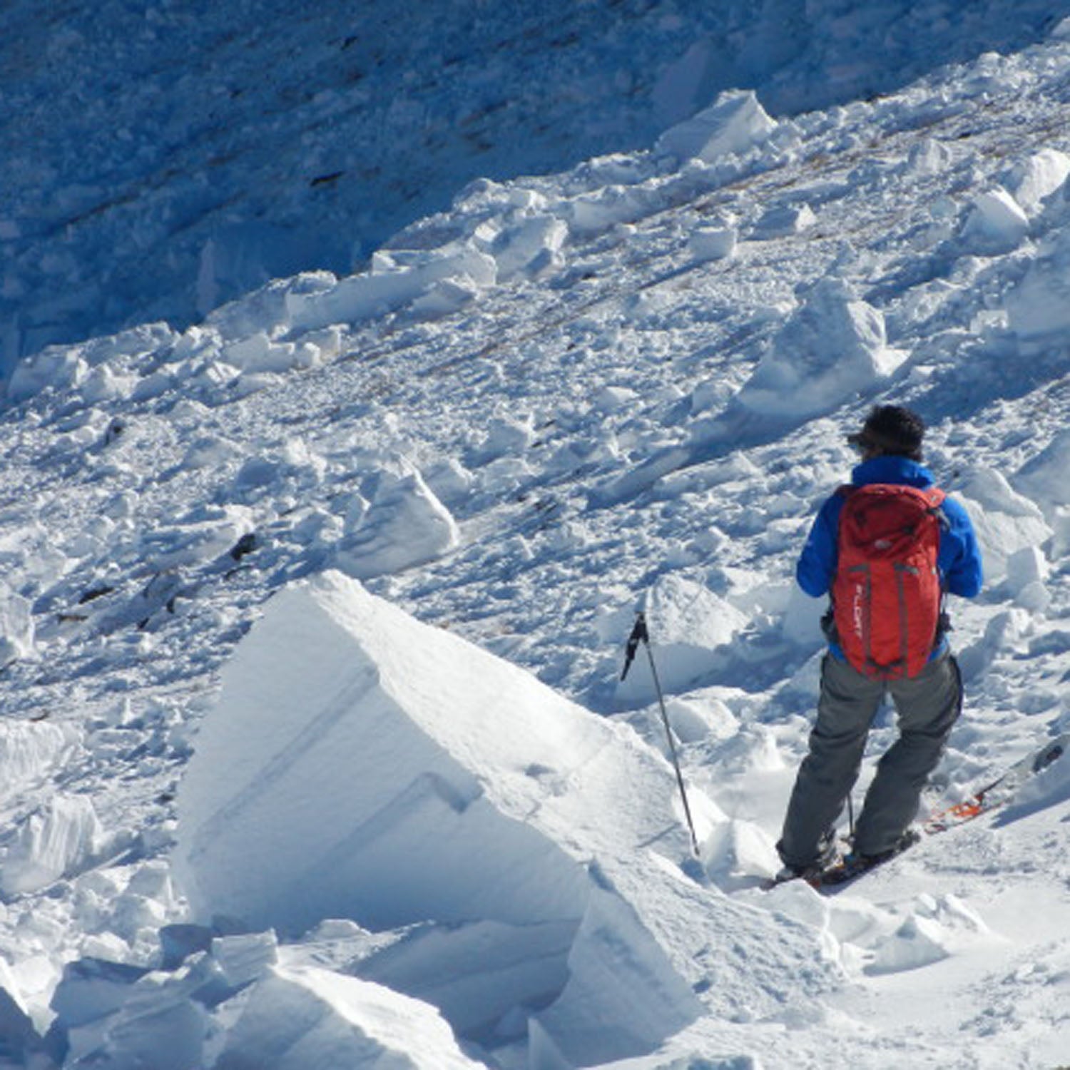 The slide occurred on a 38-degree slope on Bald Mountain's east side, near the town of Breckenridge.