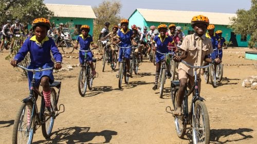 Actor Paul Newman suggested creating Children in the Wilderness while on safari in Botswana in 2001. Friedman started the annual fundraising ride four years later as a 400-mile road ride from Johannesburg to Durban, which he says “felt much too tame.” After a stint in Kruger National Park—with 20 miles of sand that scared away most riders—it transformed into the Tour de Tuli in 2008, with a route that changes every year. Sometimes also called the Tour de Wilderness, the ride raised 2.75 million rand, about $200,000, earlier this year. Nedbank is the title sponsor.
