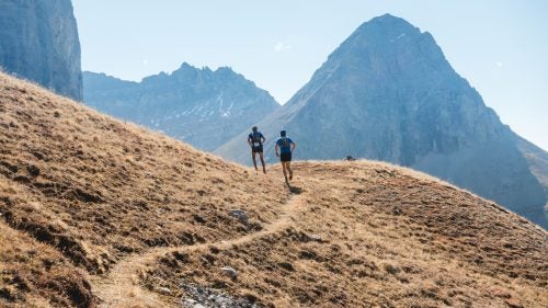 “The Mikes,” as they're known in the running world, have podiumed at the biggest ultramarathon races in the world. Foote, 32, and Wolfe, 37, are also best friends. After a year of planning, they ran out their front doors in Missoula (dropping Wolfe's toddler off at daycare on the way), and hit the Rattlesnake Wilderness trailhead. On October 9, they arrived in Banff, jogging a few quick laps through town to reach the 600-mile mark.