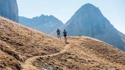“The Mikes,” as they're known in the running world, have podiumed at the biggest ultramarathon races in the world. Foote, 32, and Wolfe, 37, are also best friends. After a year of planning, they ran out their front doors in Missoula (dropping Wolfe's toddler off at daycare on the way), and hit the Rattlesnake Wilderness trailhead. On October 9, they arrived in Banff, jogging a few quick laps through town to reach the 600-mile mark.
