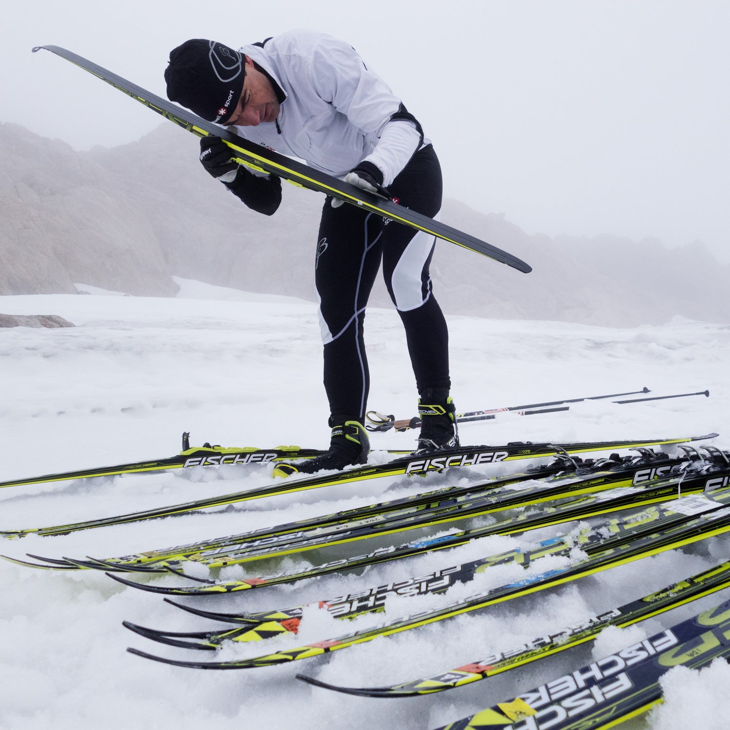 It's taken Zach Caldwell years of practice to develop his ability to pick the world’s best skis by hand.