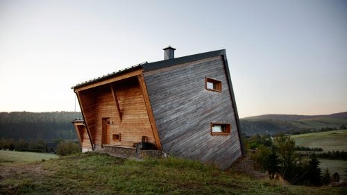 Oberwiesenthal, Germany: A private home in the countryside.